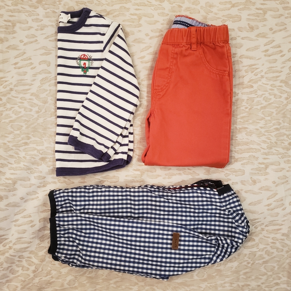 CYRILLUS Orange Chinos 24M - Picture 2 of 7